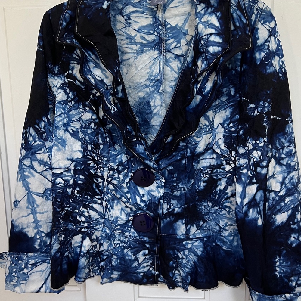 Tie-Dye Button-Up Jacket - Picture 6 of 9